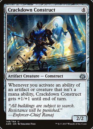 Crackdown Construct [Aether Revolt] | Tabernacle Games