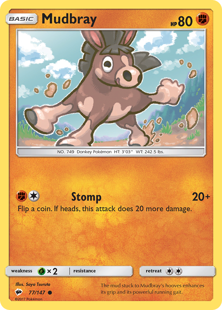 Mudbray (77/147) [Sun & Moon: Burning Shadows] | Tabernacle Games