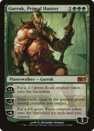 Garruk, Primal Hunter [Magic 2013] | Tabernacle Games