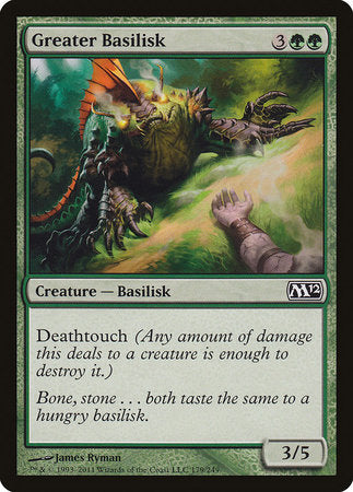 Greater Basilisk [Magic 2012] | Tabernacle Games