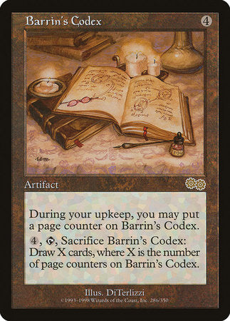 Barrin's Codex [Urza's Saga] | Tabernacle Games