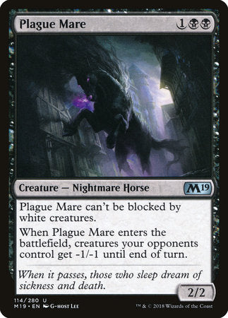 Plague Mare [Core Set 2019] | Tabernacle Games