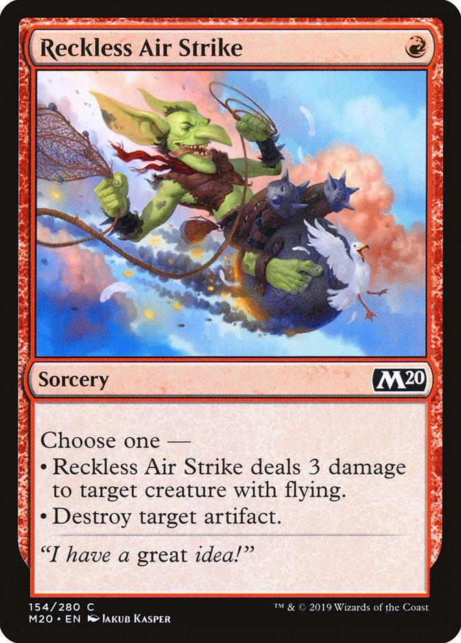 Reckless Air Strike [Core Set 2020] | Tabernacle Games