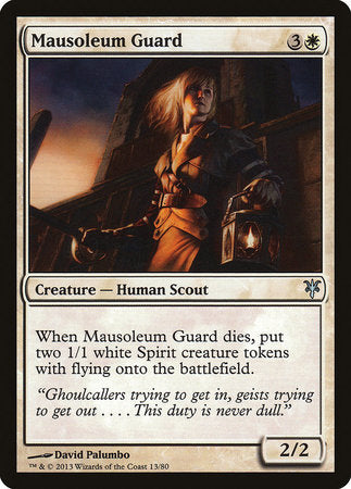 Mausoleum Guard [Duel Decks: Sorin vs. Tibalt] | Tabernacle Games