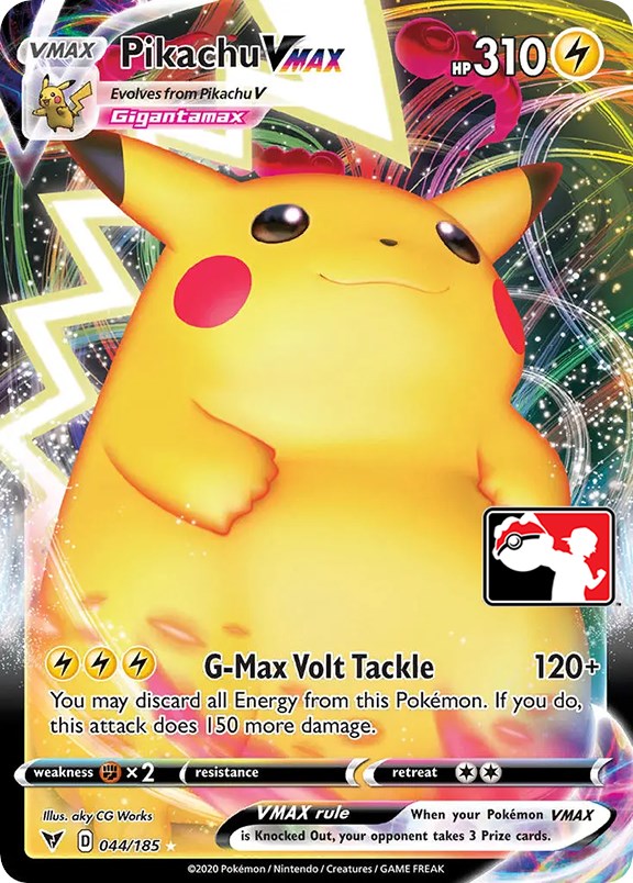 Pikachu VMAX (044/185) [Prize Pack Series One] | Tabernacle Games