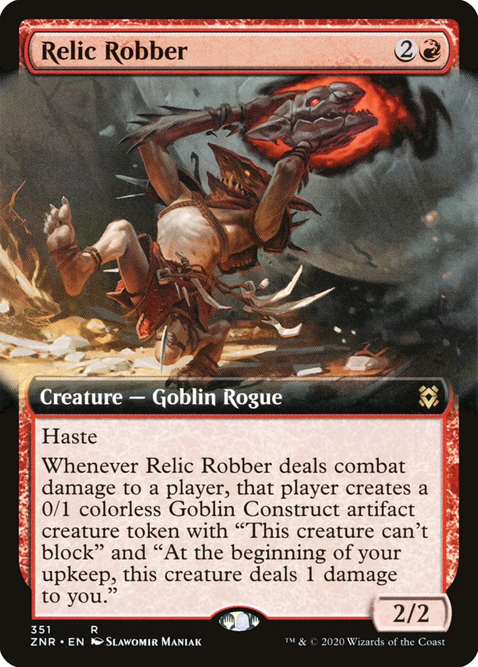 Relic Robber (Extended Art) [Zendikar Rising] | Tabernacle Games