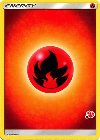 Fire Energy (Charizard Stamp #35) [Battle Academy 2020] | Tabernacle Games