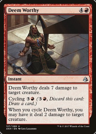 Deem Worthy [Amonkhet] | Tabernacle Games