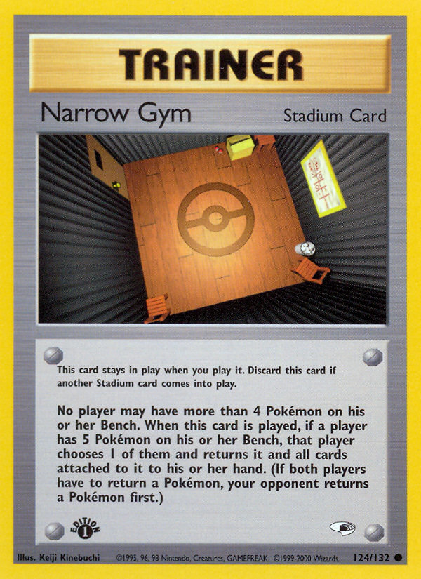 Narrow Gym (124/132) [Gym Heroes 1st Edition] | Tabernacle Games