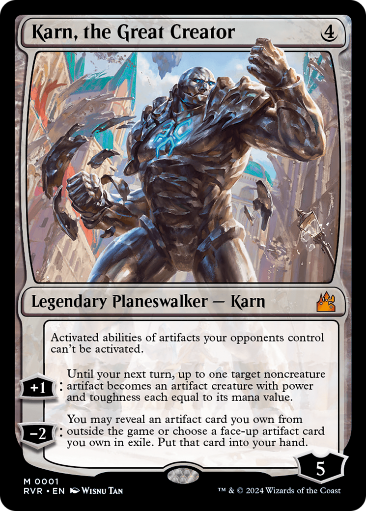 Karn, the Great Creator [Ravnica Remastered] | Tabernacle Games