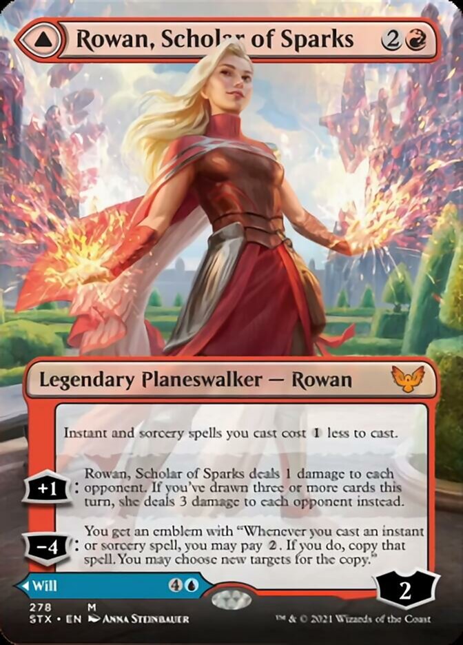 Rowan, Scholar of Sparks // Will, Scholar of Frost (Extended) [Strixhaven: School of Mages] | Tabernacle Games