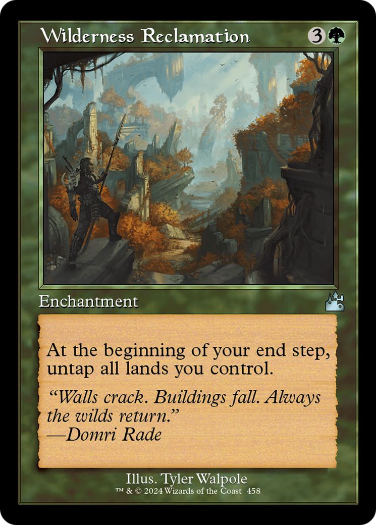 Wilderness Reclamation [Ravnica Remastered] | Tabernacle Games