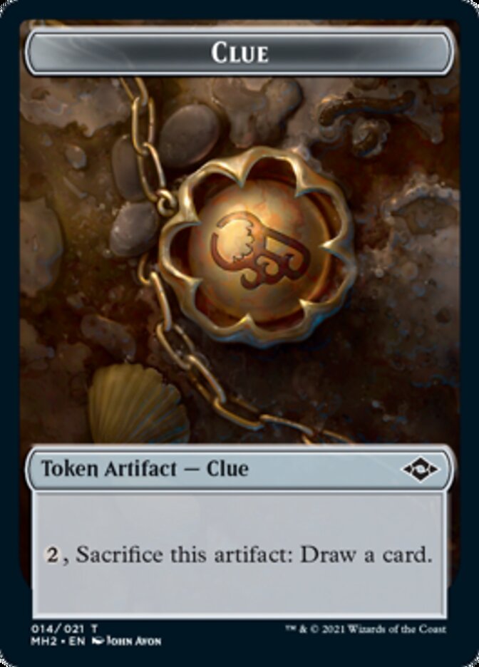 Clue Token (#14) // Crab Token [Modern Horizons 2 Tokens] | Tabernacle Games