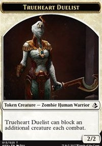 Trueheart Duelist // Snake Token [Amonkhet Tokens] | Tabernacle Games