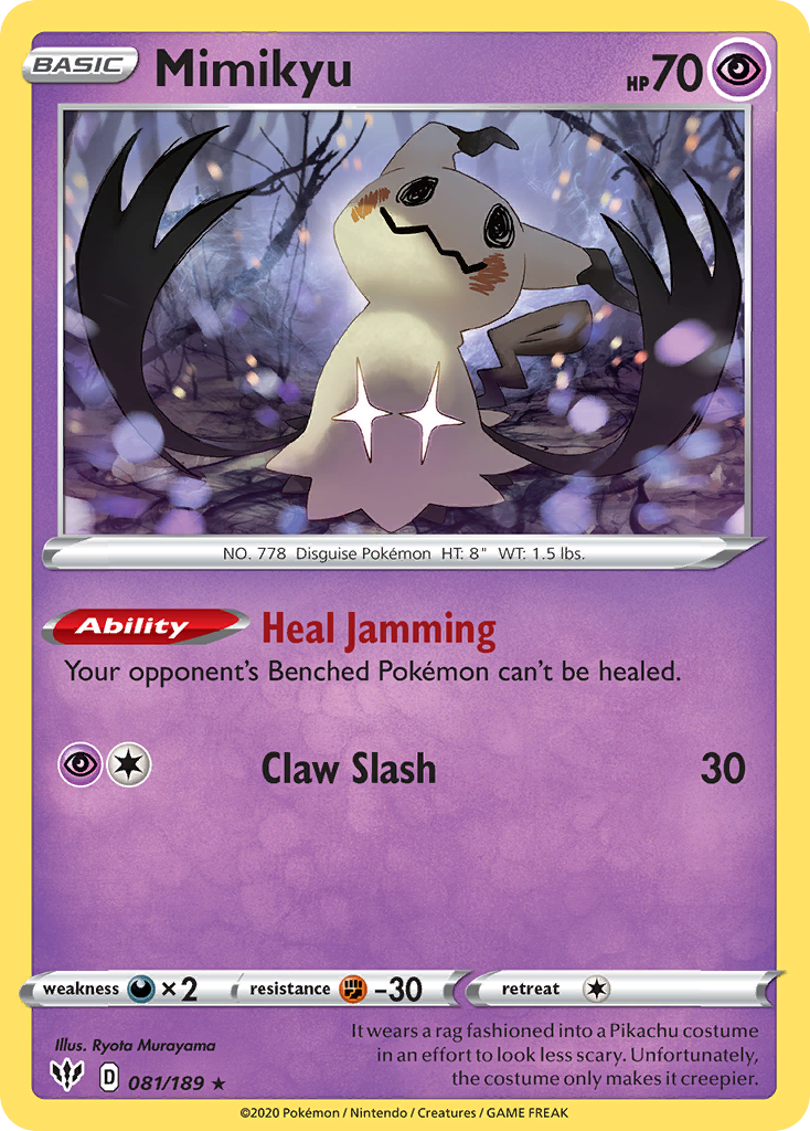 Mimikyu (081/189) [Sword & Shield: Darkness Ablaze] | Tabernacle Games