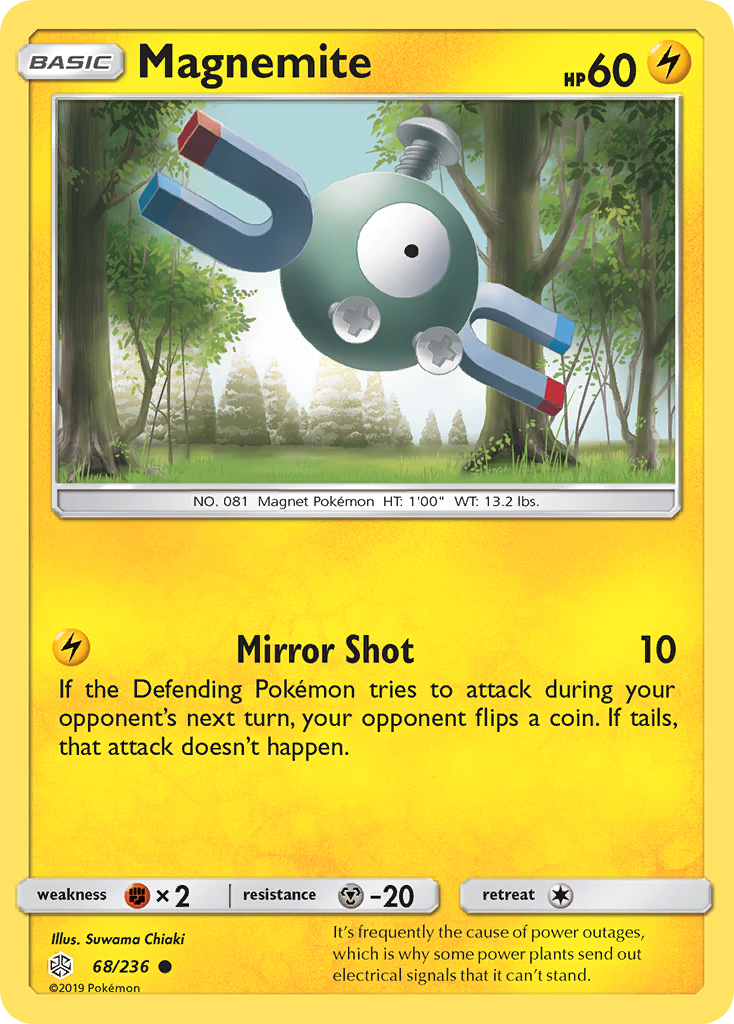 Magnemite (68/236) [Sun & Moon: Cosmic Eclipse] | Tabernacle Games