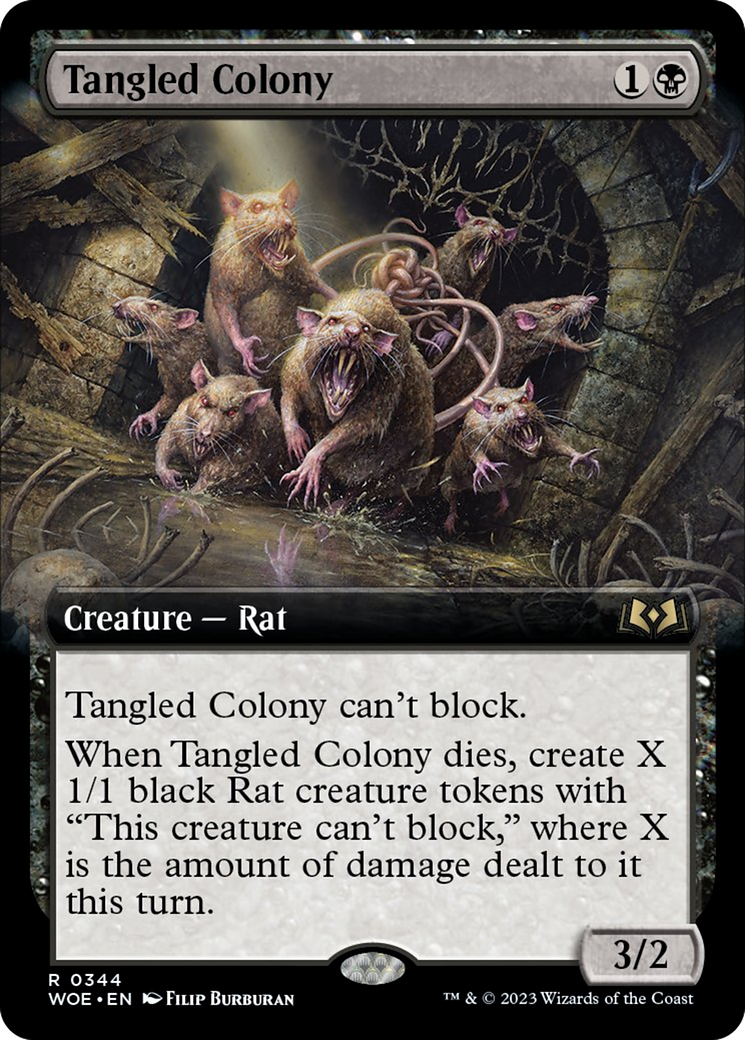 Tangled Colony (Extended Art) [Wilds of Eldraine] | Tabernacle Games