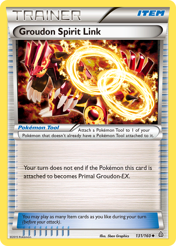 Groudon Spirit Link (131/160) [XY: Primal Clash] | Tabernacle Games