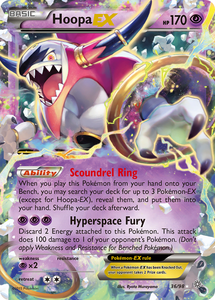 Hoopa EX (36/98) [XY: Ancient Origins] | Tabernacle Games