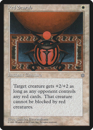 Red Scarab [Ice Age] | Tabernacle Games