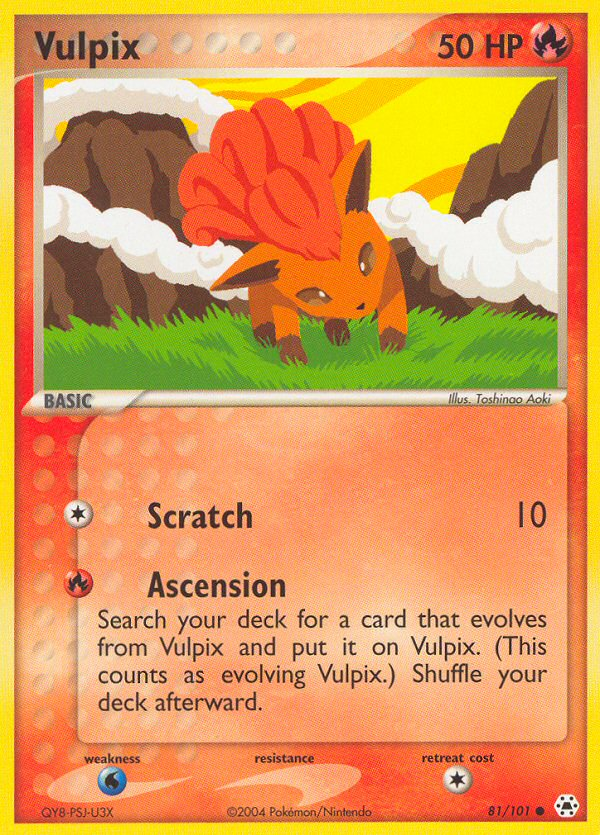 Vulpix (81/101) [EX: Hidden Legends] | Tabernacle Games