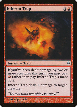 Inferno Trap [Zendikar] | Tabernacle Games