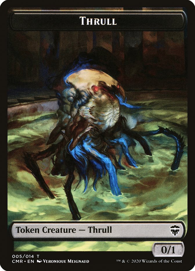 Horror // Thrull Token [Commander Legends Tokens] | Tabernacle Games