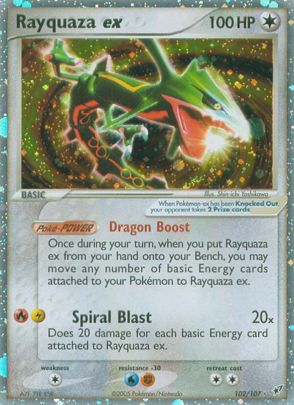 Rayquaza ex (102/107) [EX: Deoxys] | Tabernacle Games