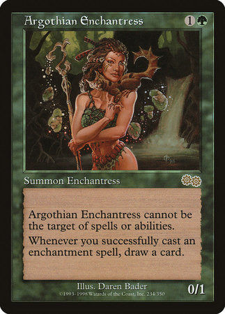 Argothian Enchantress [Urza's Saga] | Tabernacle Games