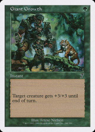 Giant Growth [Seventh Edition] | Tabernacle Games