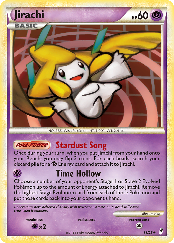 Jirachi (11/95) [HeartGold & SoulSilver: Call of Legends] | Tabernacle Games