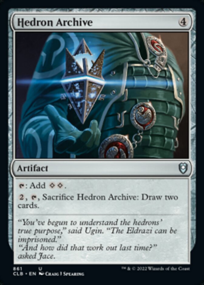 Hedron Archive [Commander Legends: Battle for Baldur's Gate] | Tabernacle Games