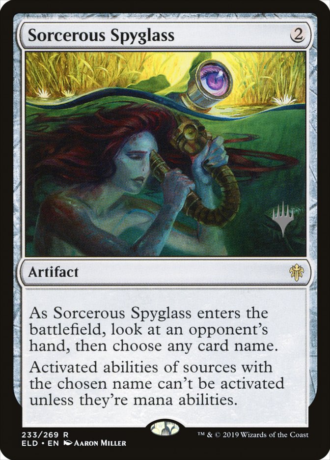 Sorcerous Spyglass (Promo Pack) [Throne of Eldraine Promos] | Tabernacle Games