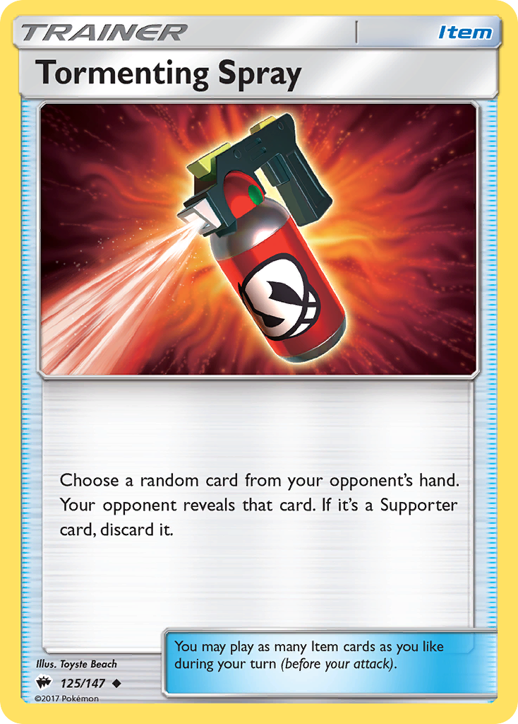 Tormenting Spray (125/147) [Sun & Moon: Burning Shadows] | Tabernacle Games