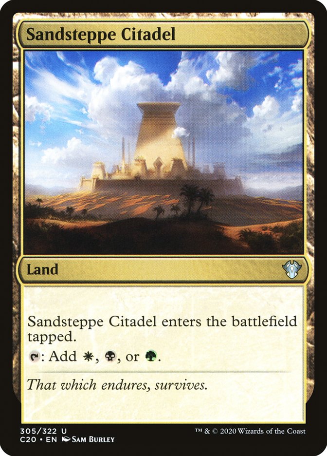 Sandsteppe Citadel [Commander 2020] | Tabernacle Games