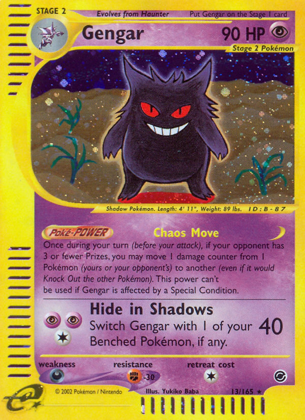 Gengar (13/165) [Expedition: Base Set] | Tabernacle Games