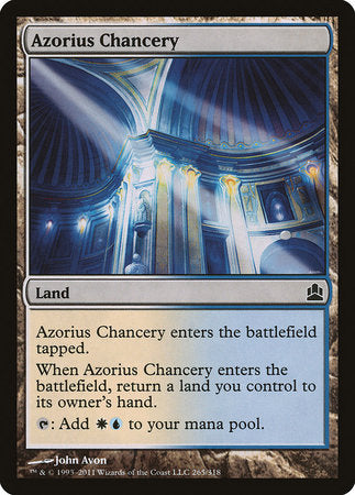 Azorius Chancery [Commander 2011] | Tabernacle Games