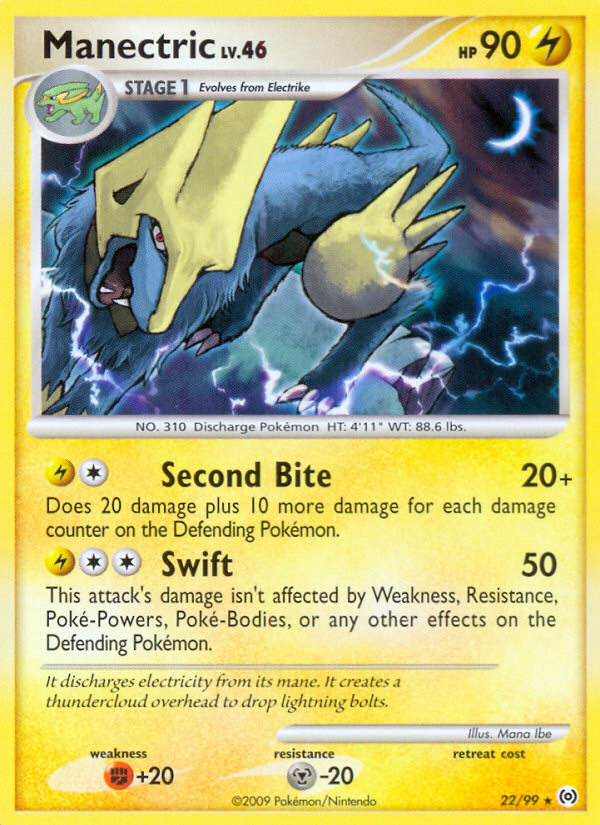 Manectric (22/99) [Platinum: Arceus] | Tabernacle Games