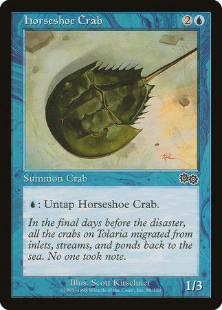 Horseshoe Crab [Urza's Saga] | Tabernacle Games