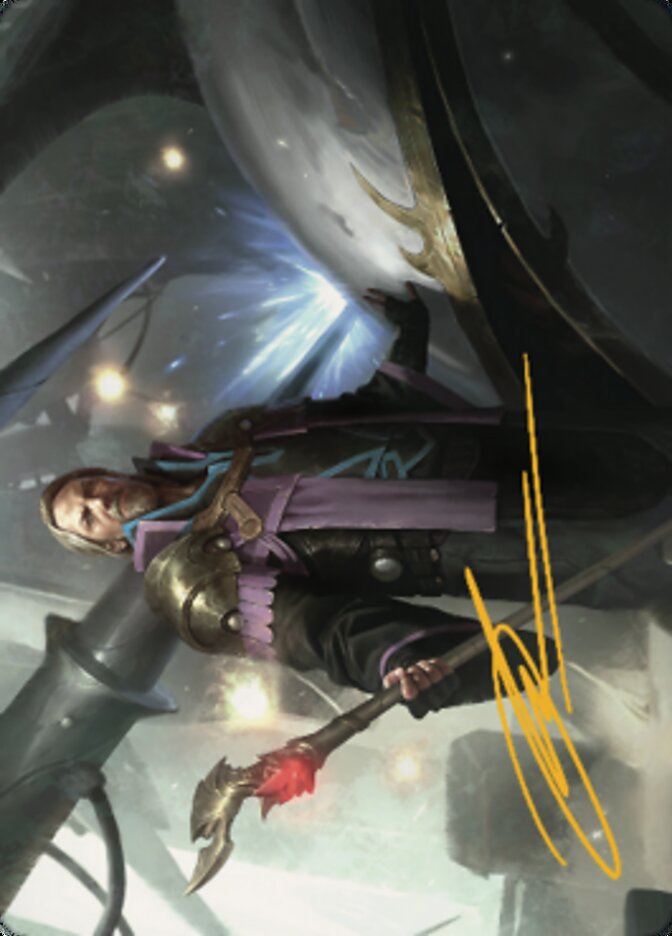 Urza, Prince of Kroog Art Card (Gold-Stamped Signature) [The Brothers' War Art Series] | Tabernacle Games