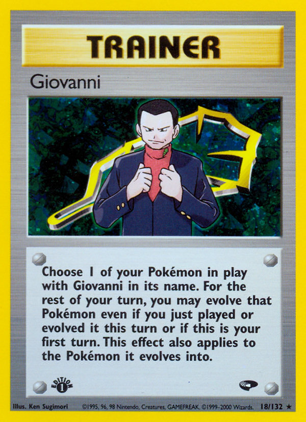 Giovanni (18/132) [Gym Challenge 1st Edition] | Tabernacle Games