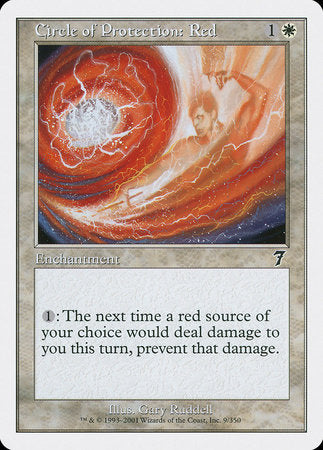 Circle of Protection: Red [Seventh Edition] | Tabernacle Games