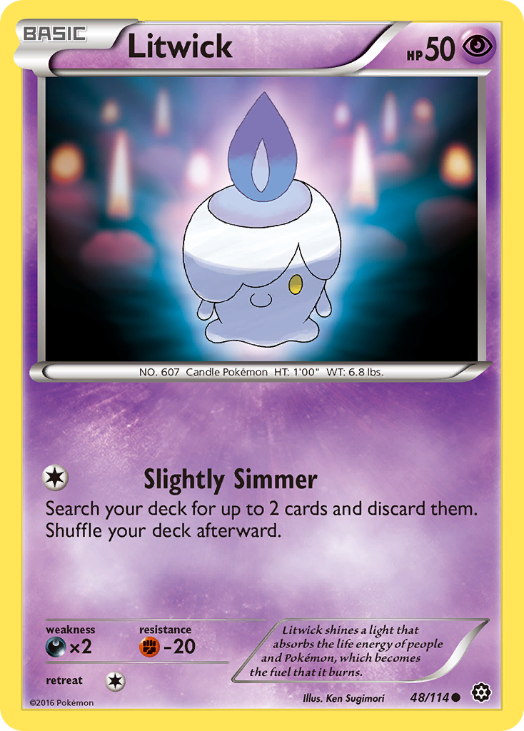 Litwick (48/114) [XY: Steam Siege] | Tabernacle Games