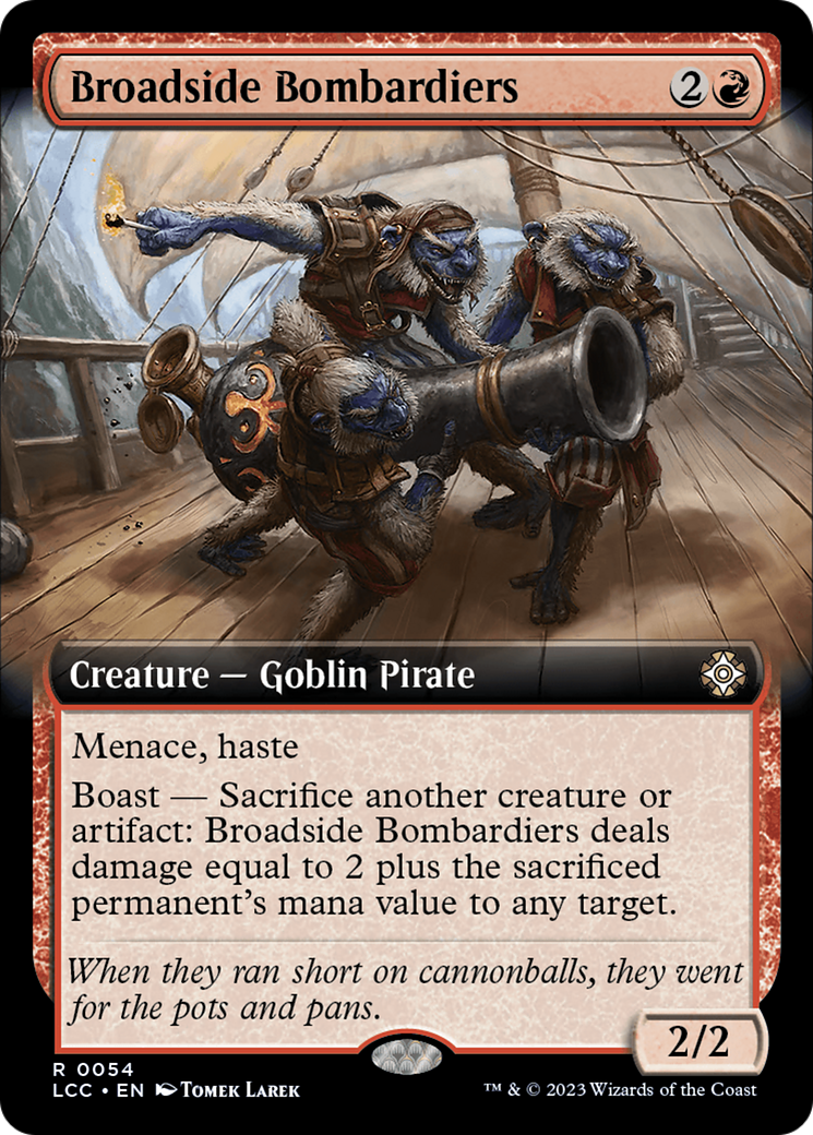 Broadside Bombardiers (Extended Art) [The Lost Caverns of Ixalan Commander] | Tabernacle Games
