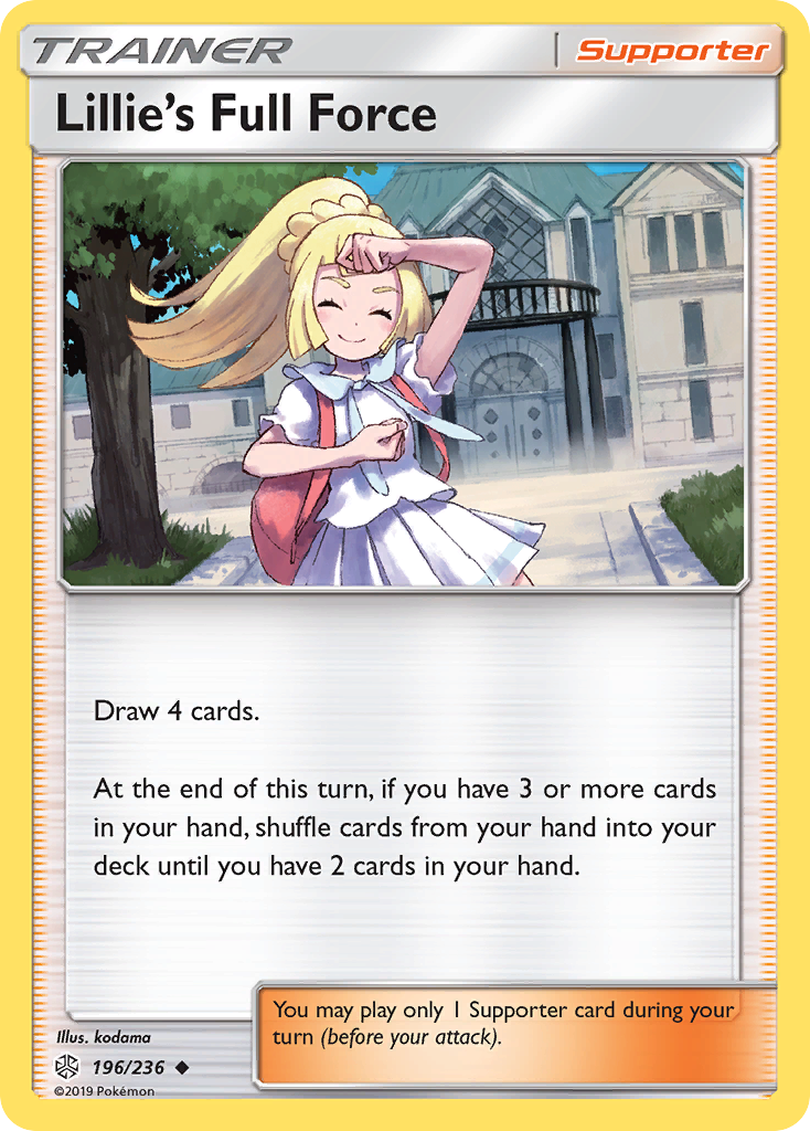 Lillie's Full Force (196/236) [Sun & Moon: Cosmic Eclipse] | Tabernacle Games