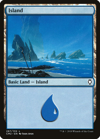 Island (287) [Commander Anthology Volume II] | Tabernacle Games