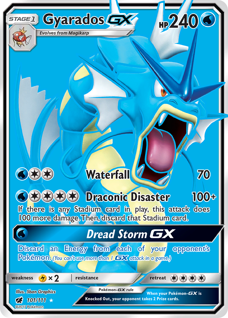 Gyarados GX (101/111) [Sun & Moon: Crimson Invasion] | Tabernacle Games