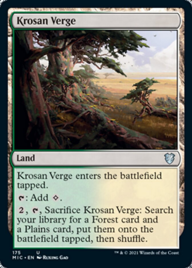 Krosan Verge [Innistrad: Midnight Hunt Commander] | Tabernacle Games