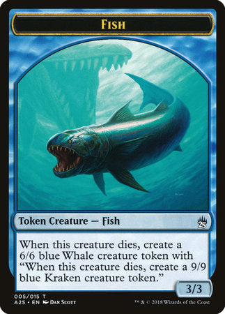 Fish Token (005) [Masters 25 Tokens] | Tabernacle Games