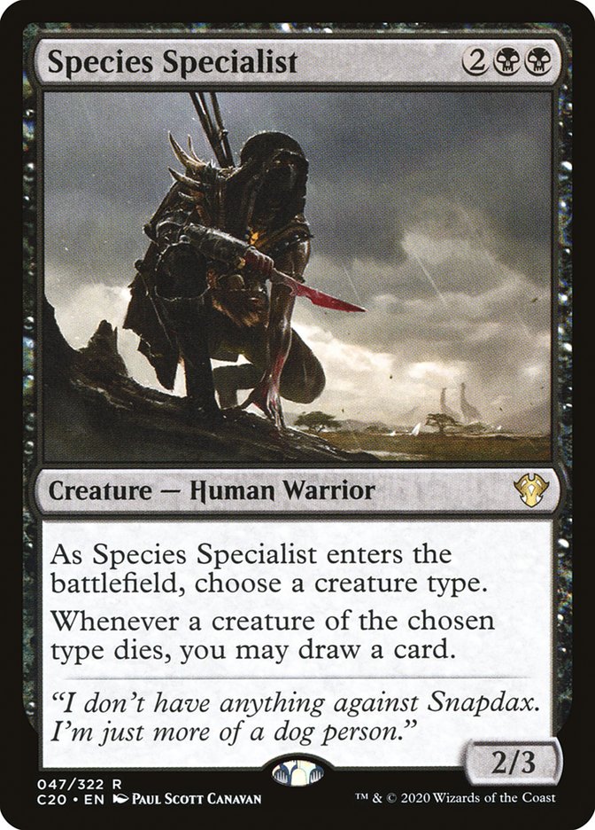 Species Specialist [Commander 2020] | Tabernacle Games